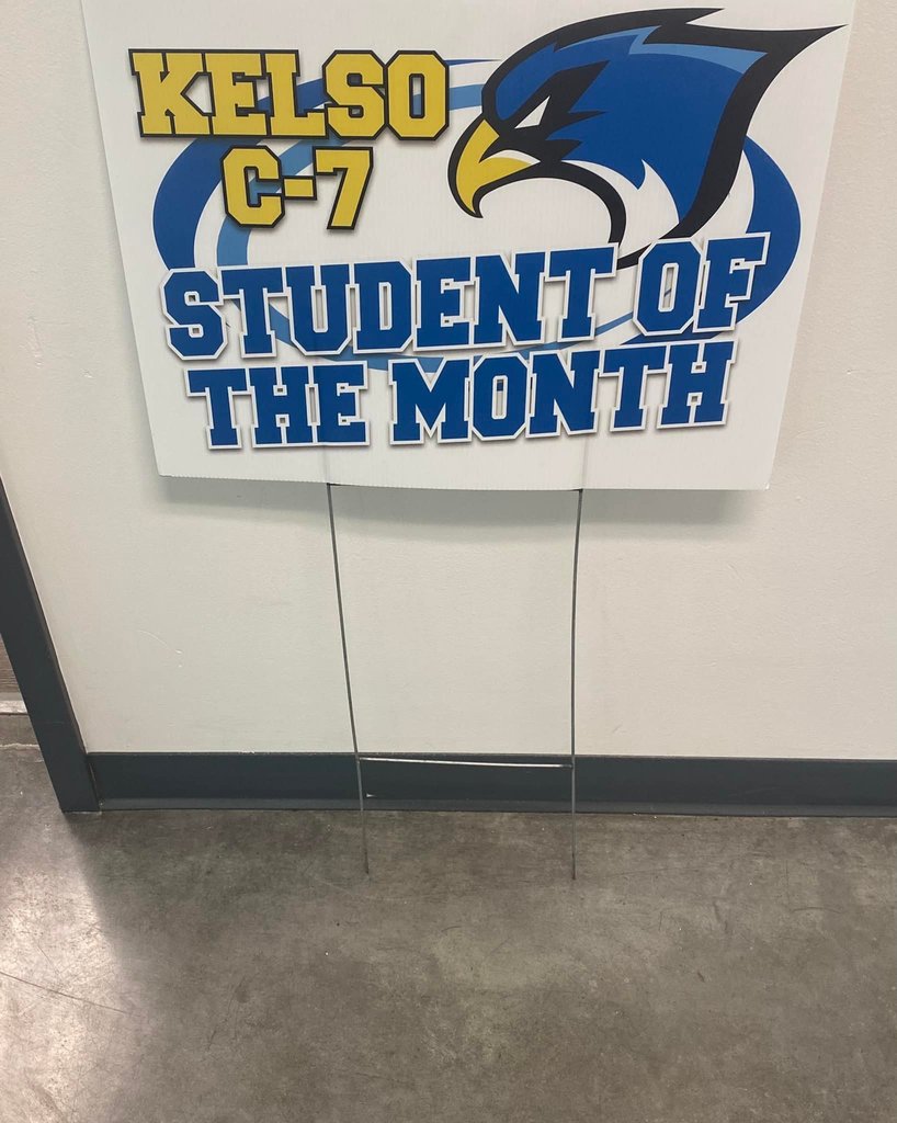 Student of the Month Sign
