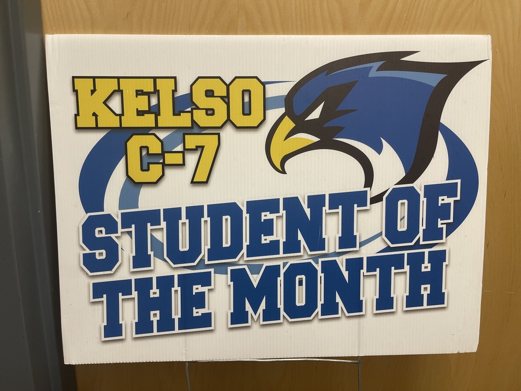 Student of the Month Sign